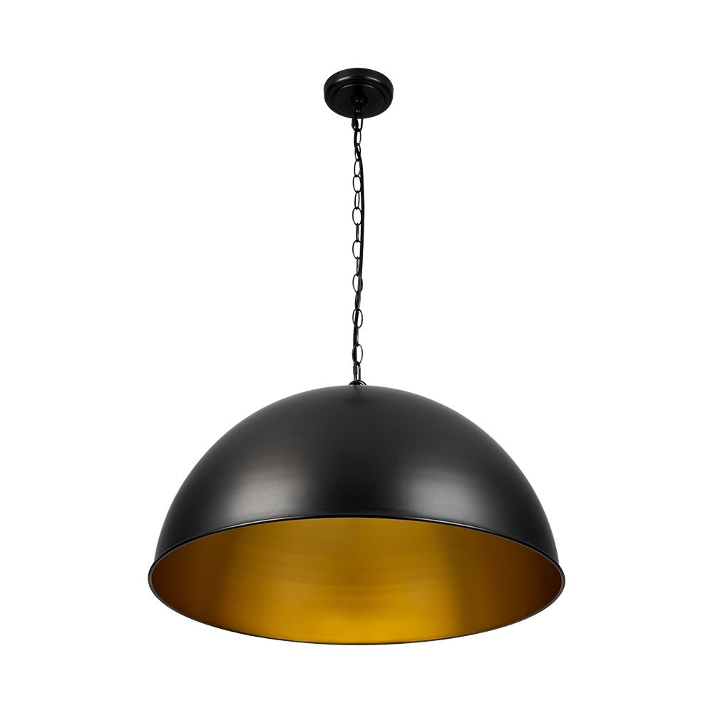Aevuvyx Industrial Farmhouse Oversized Metal Pendant Light