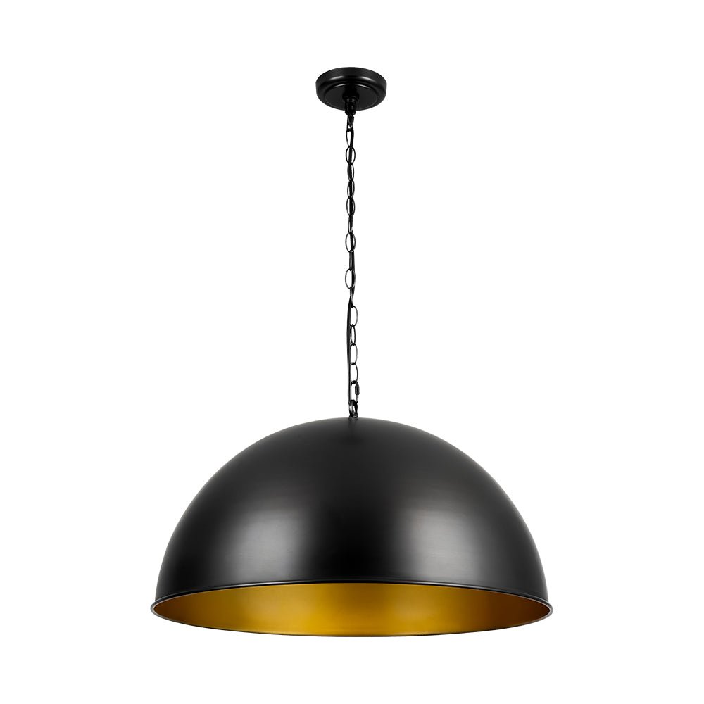 Aevuvyx Industrial Farmhouse Oversized Metal Pendant Light