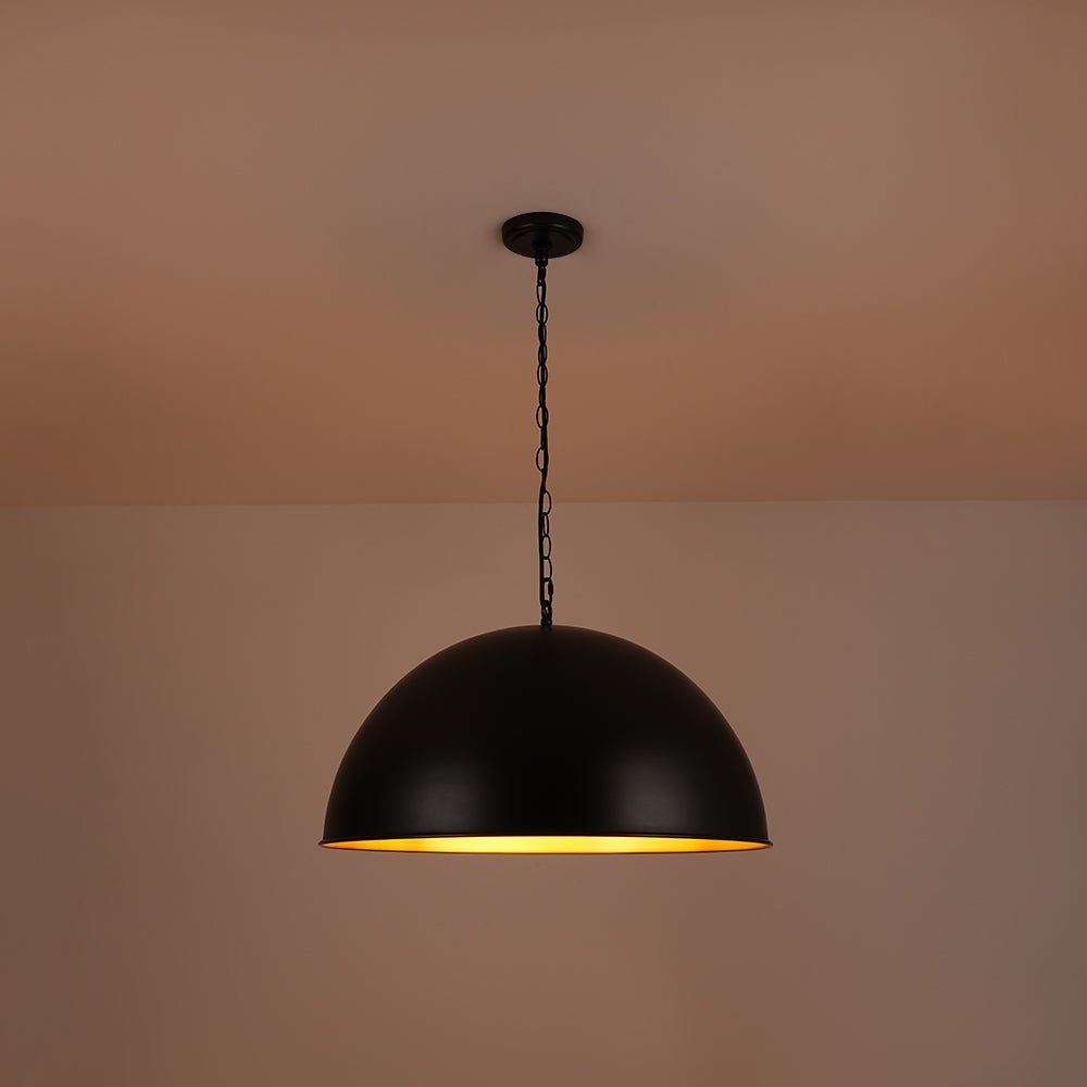 Aevuvyx Industrial Farmhouse Oversized Metal Pendant Light