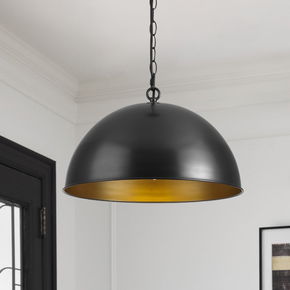 Aevuvyx Industrial Farmhouse Oversized Metal Pendant Light