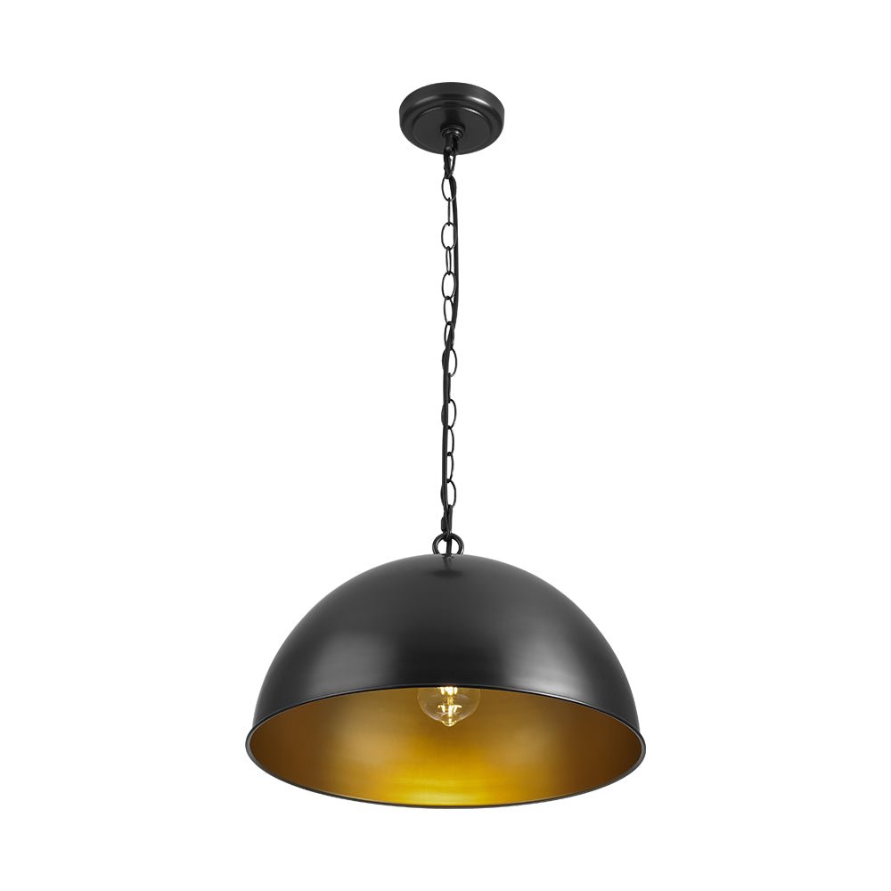 Aevuvyx Industrial Farmhouse Oversized Metal Pendant Light