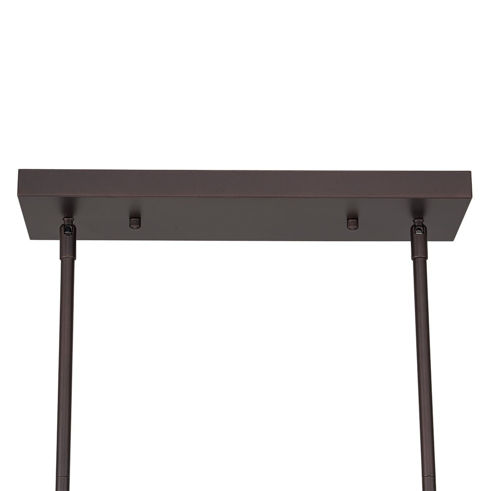 Yrvuva Industrial Farmhouse Rectangular Metal Pendant Light