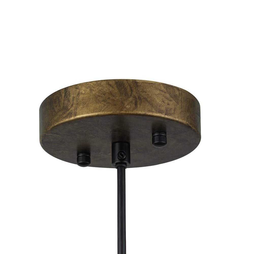 Lunari Industrial Metal Dome Pendant Light - Lamp Copper