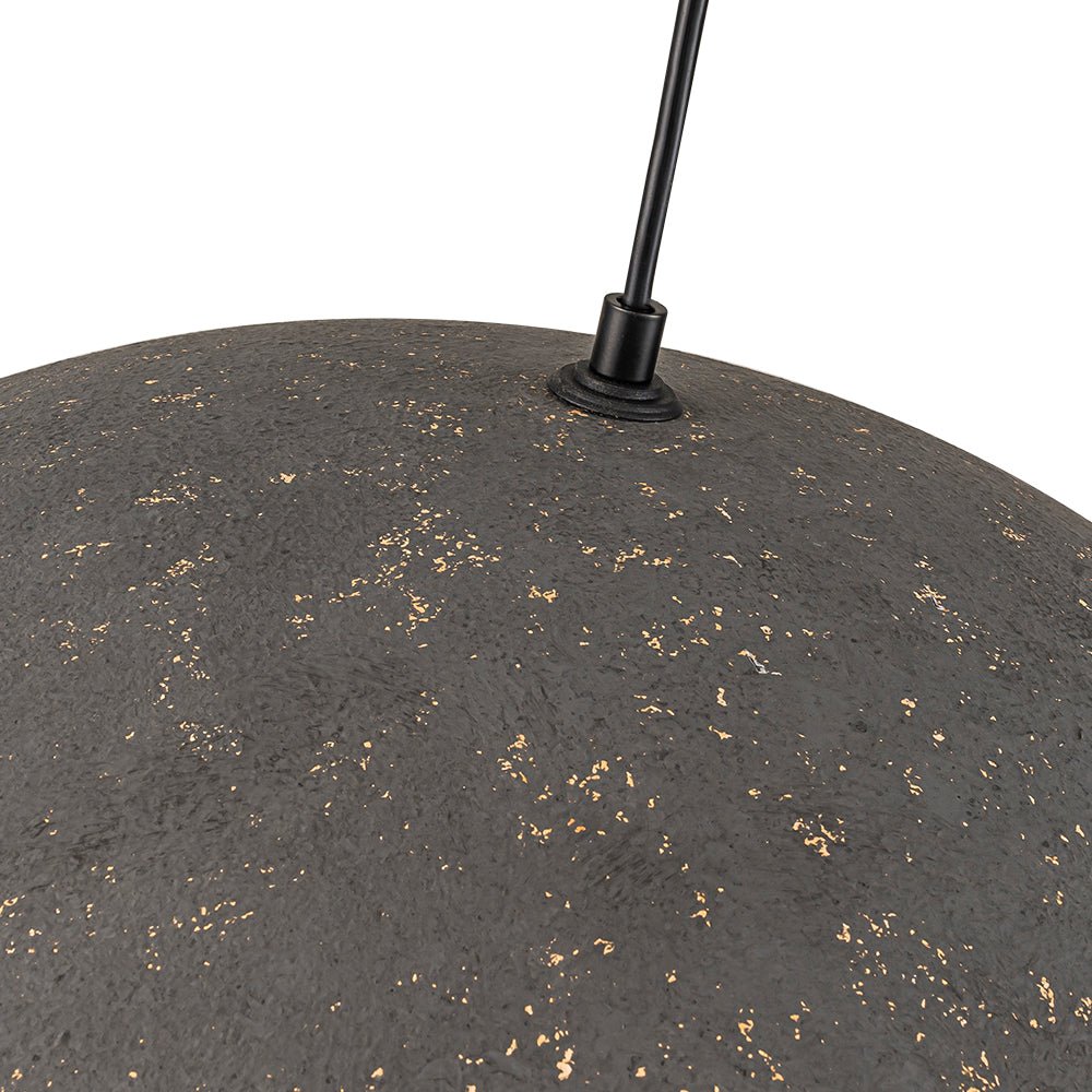 Lunari Industrial Metal Dome Pendant Light - Lamp Copper