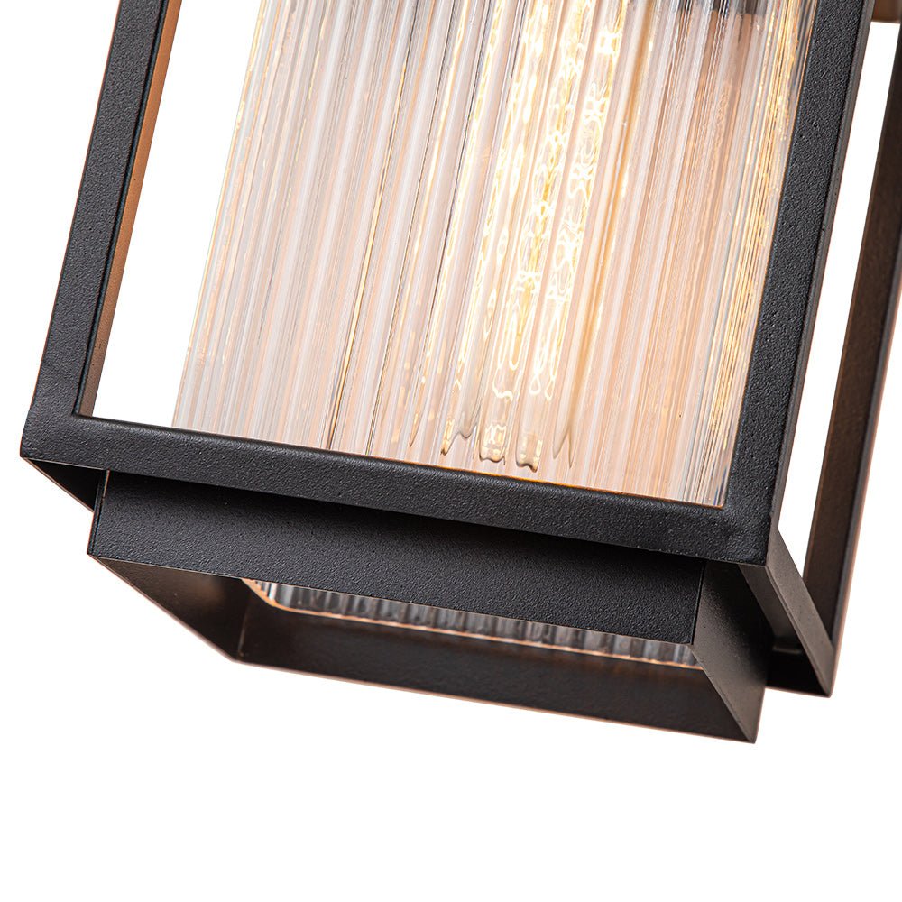 Vireon Outdoor Modern Glass Wall Lantern