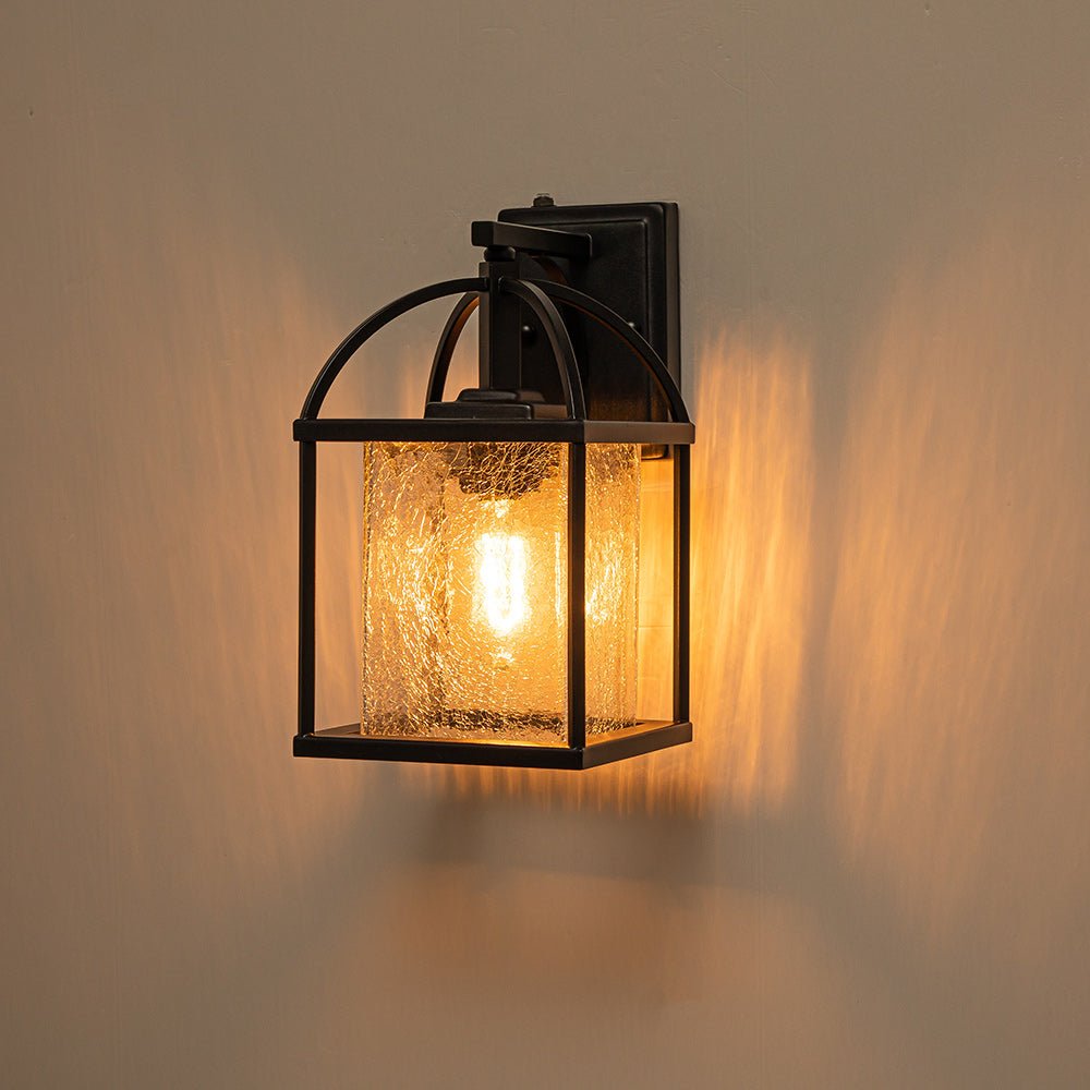 Cirrus Outdoor Modern Glass Wall Lantern