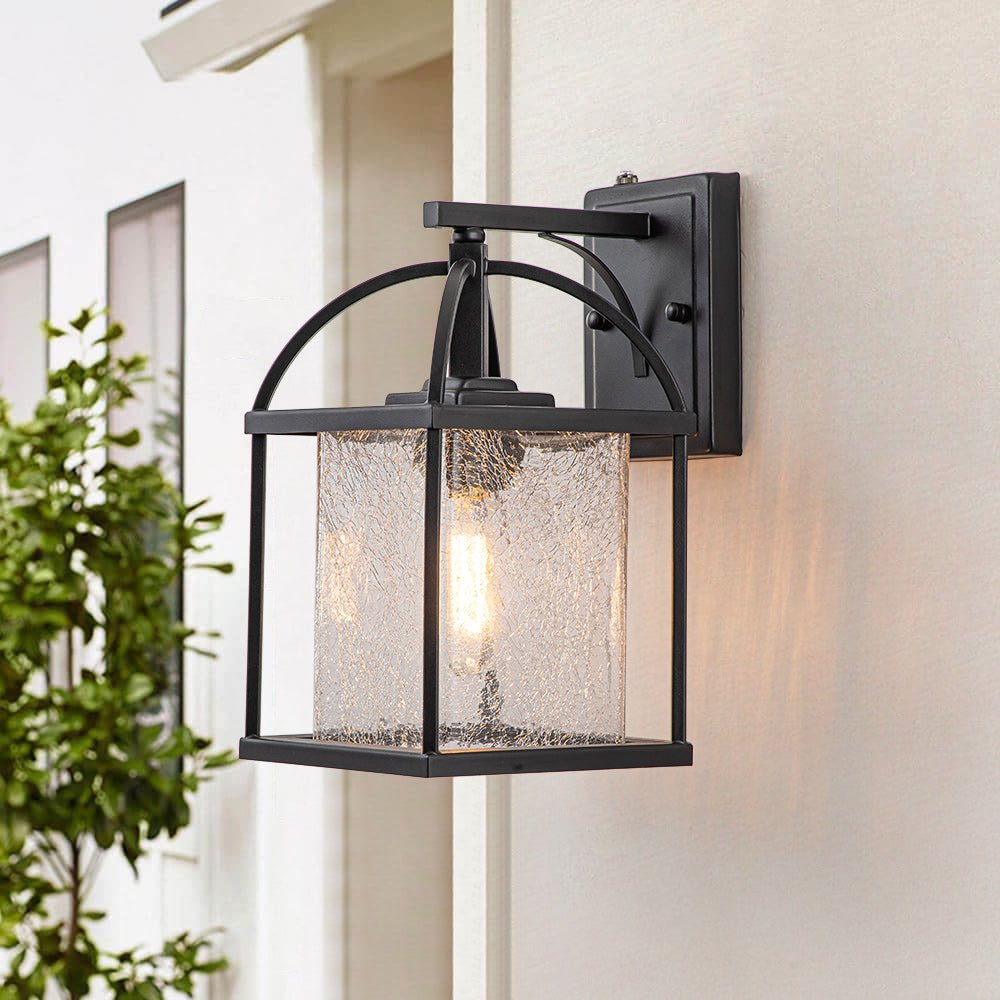 Cirrus Outdoor Modern Glass Wall Lantern
