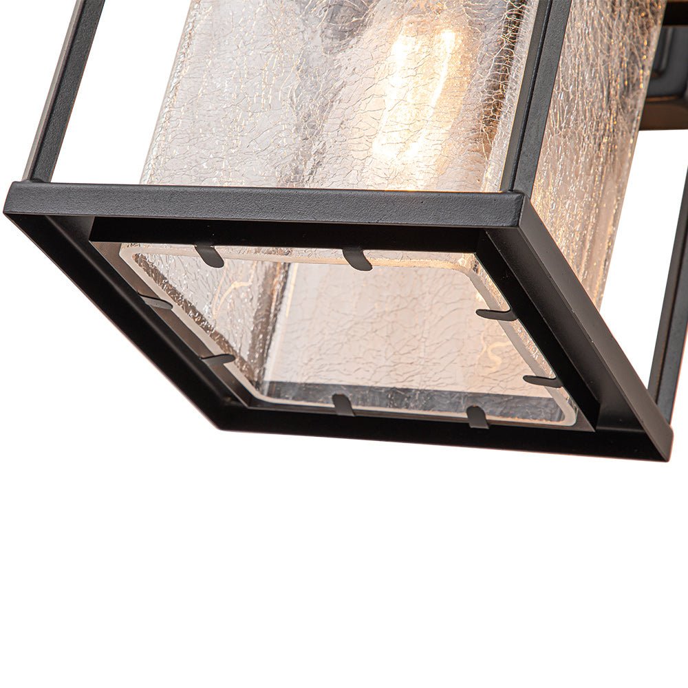 Cirrus Outdoor Modern Glass Wall Lantern