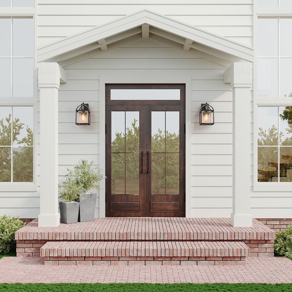 Cirrus Outdoor Modern Glass Wall Lantern