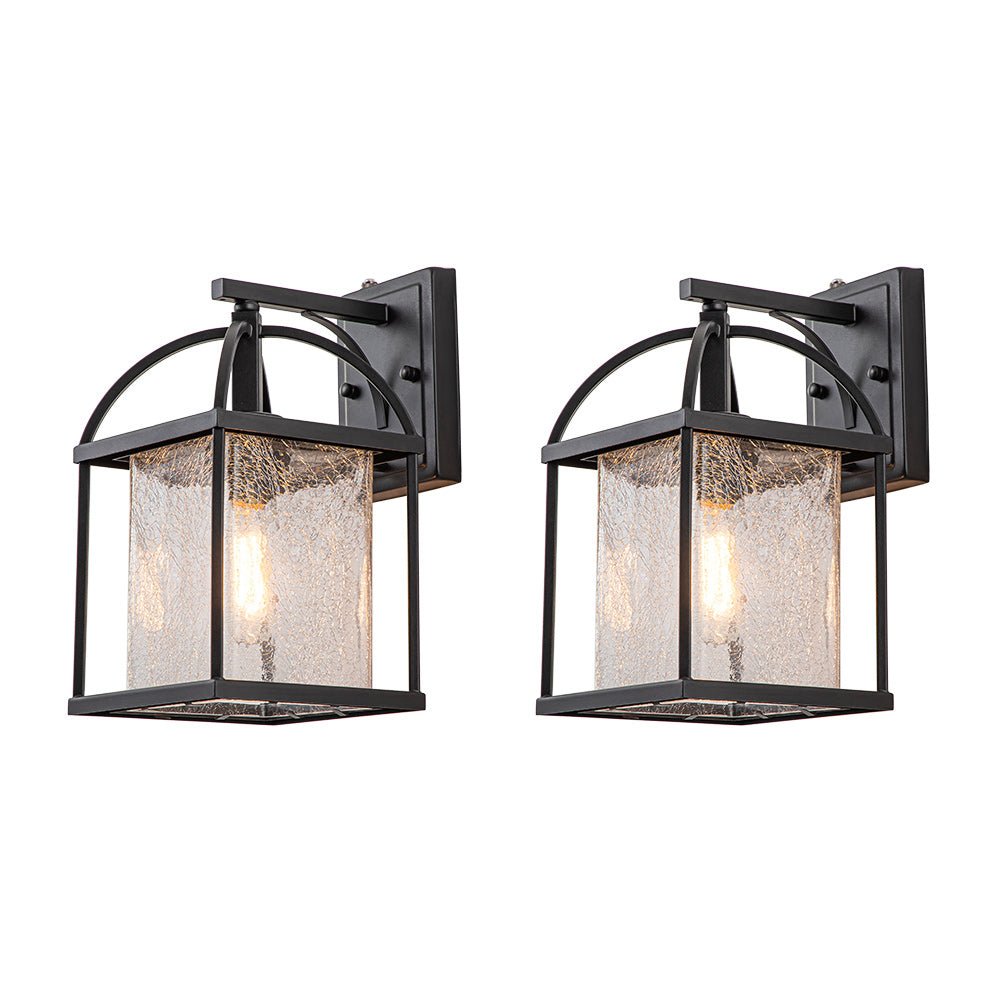 Cirrus Outdoor Modern Glass Wall Lantern