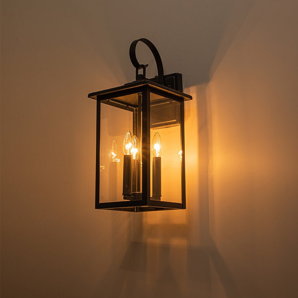 Dvalin Farmhouse Outdoor Metal Wall Light