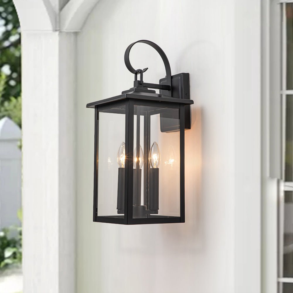 Dvalin Farmhouse Outdoor Metal Wall Light