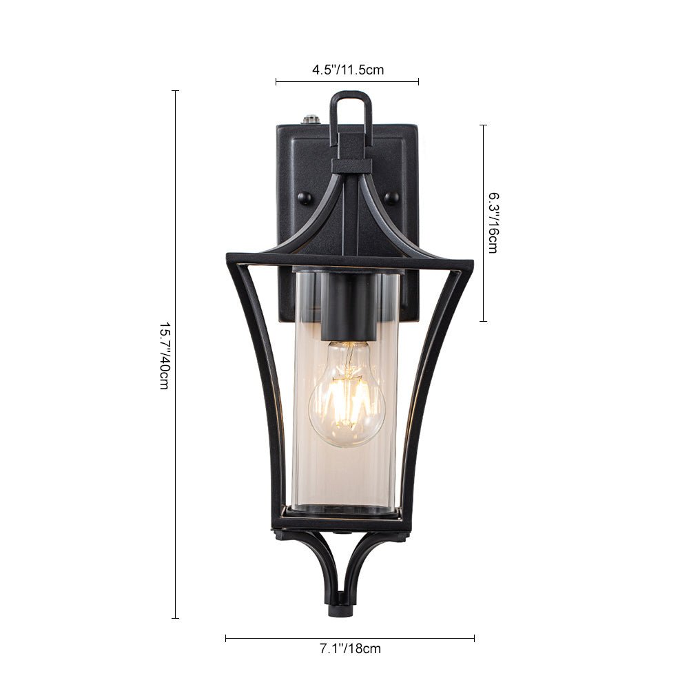 Aevonium Waterproof Metal Wall Sconce