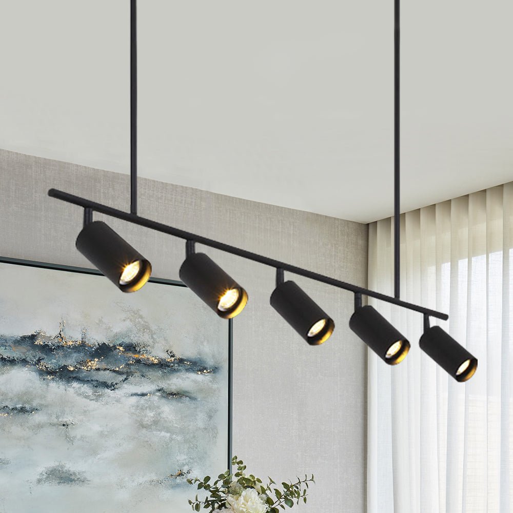 Polis Linear Metal Pendant Track Lighting