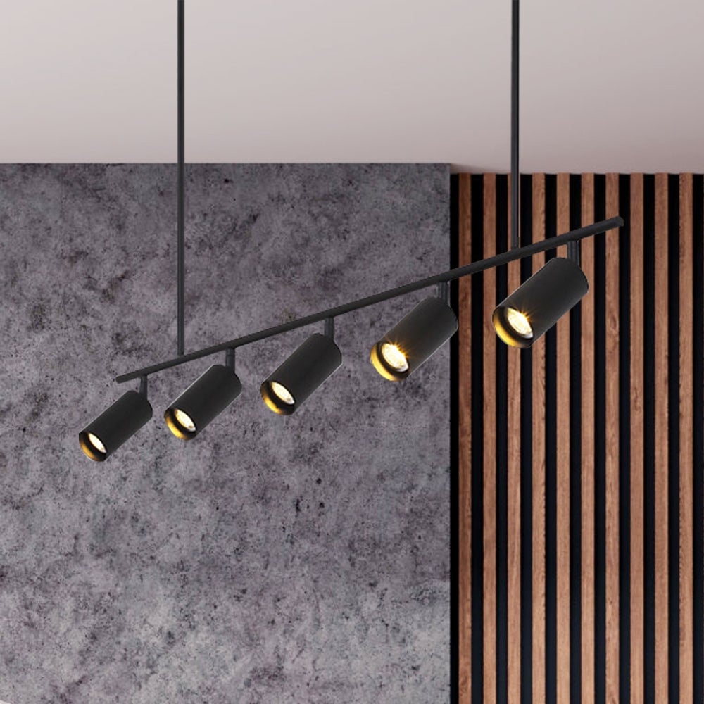 Polis Linear Metal Pendant Track Lighting