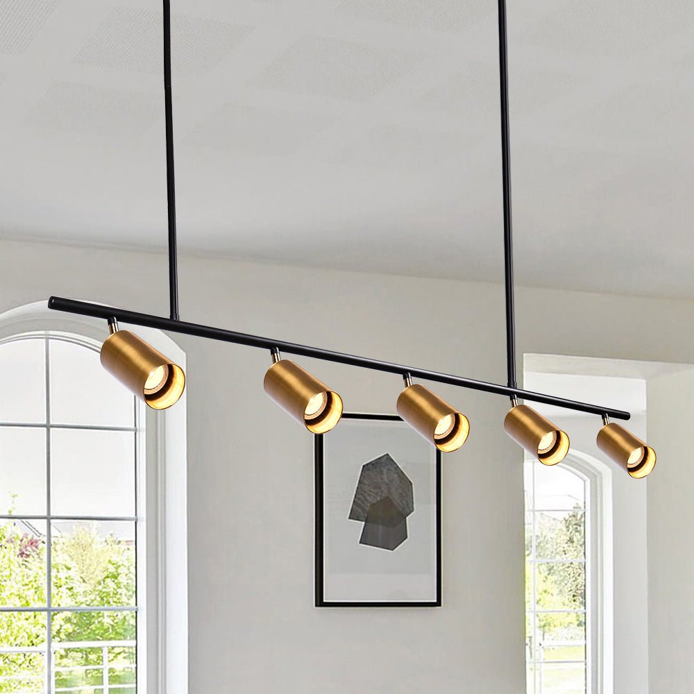 Polis Linear Metal Pendant Track Lighting