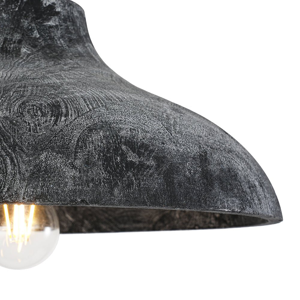 Xenuvyr Limed Style Dome Distressed Single Metal Pendant Light