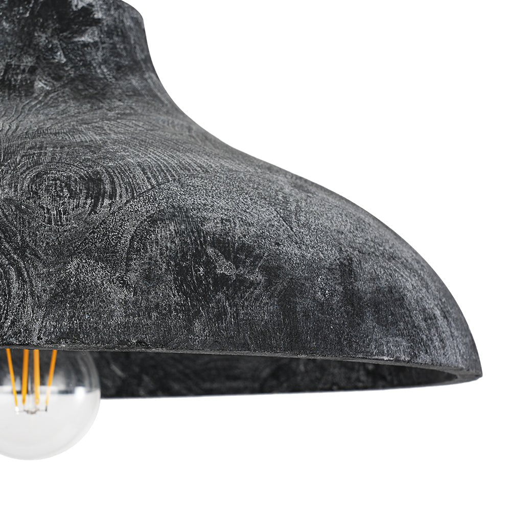 Xenuvyr Limed Style Dome Distressed Single Metal Pendant Light