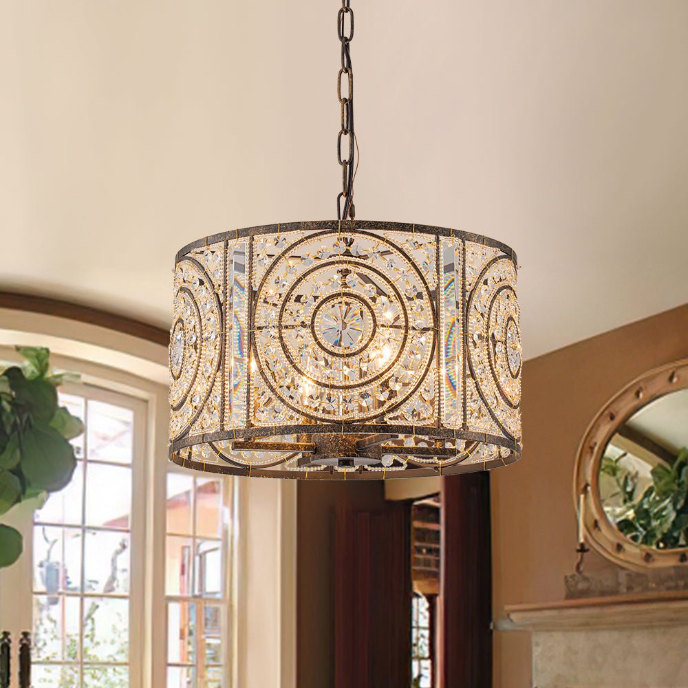 Ulfar Luxe Moroccan Antique Crystal Chandelier