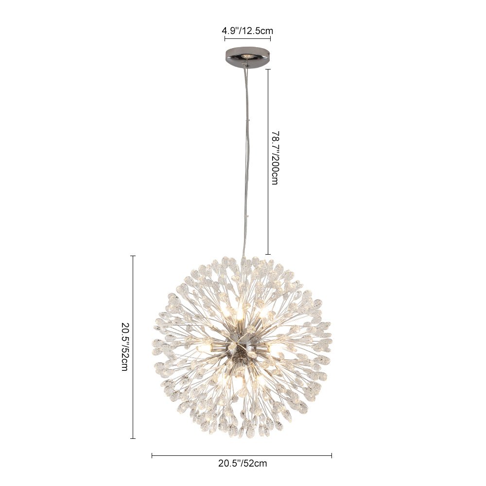 Brygge Luxury Firework Crystal Chandelier
