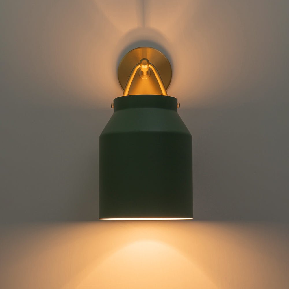 Ornunix Mid-Century Hanging Metal Wall Sconce