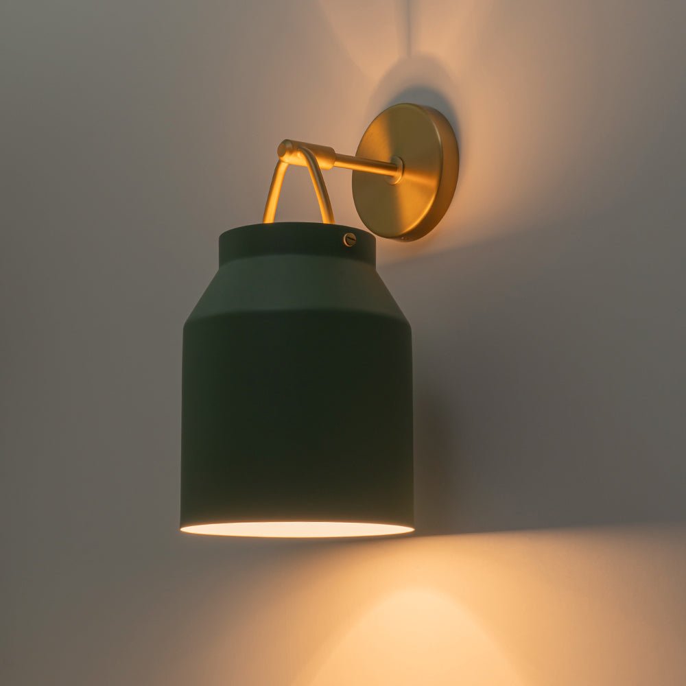 Ornunix Mid-Century Hanging Metal Wall Sconce