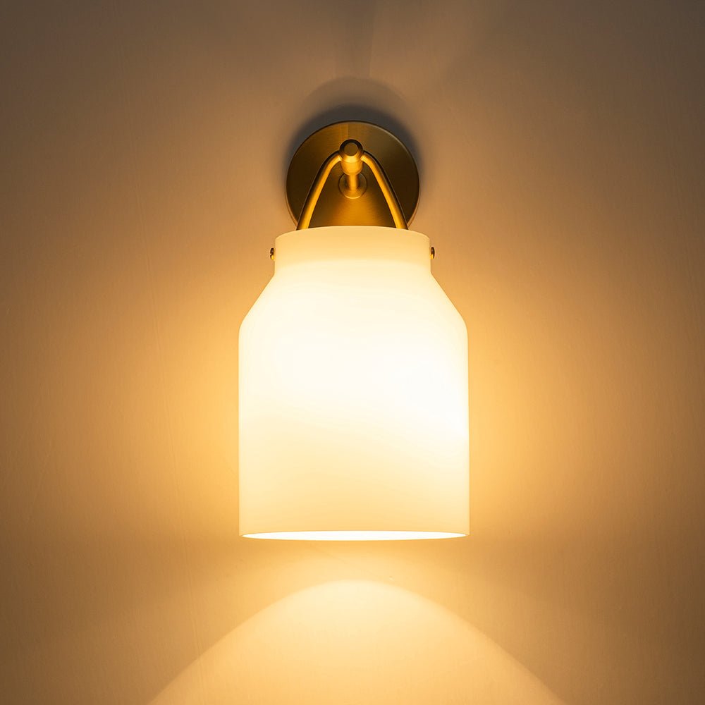 Ornunix Mid-Century Hanging Metal Wall Sconce