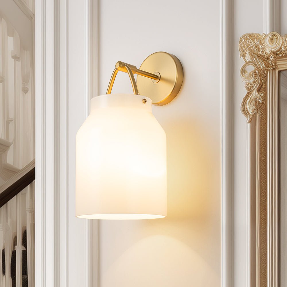 Ornunix Mid-Century Hanging Metal Wall Sconce