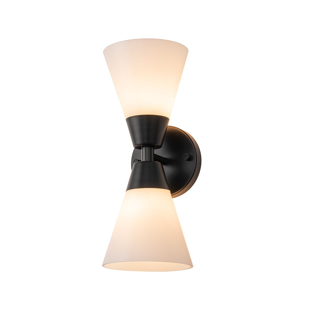 Eirikur Mid-Century Opal Glass Wall Sconce