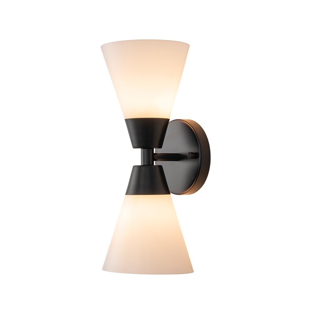 Eirikur Mid-Century Opal Glass Wall Sconce