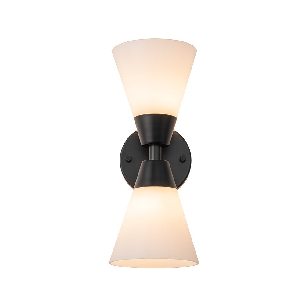 Eirikur Mid-Century Opal Glass Wall Sconce
