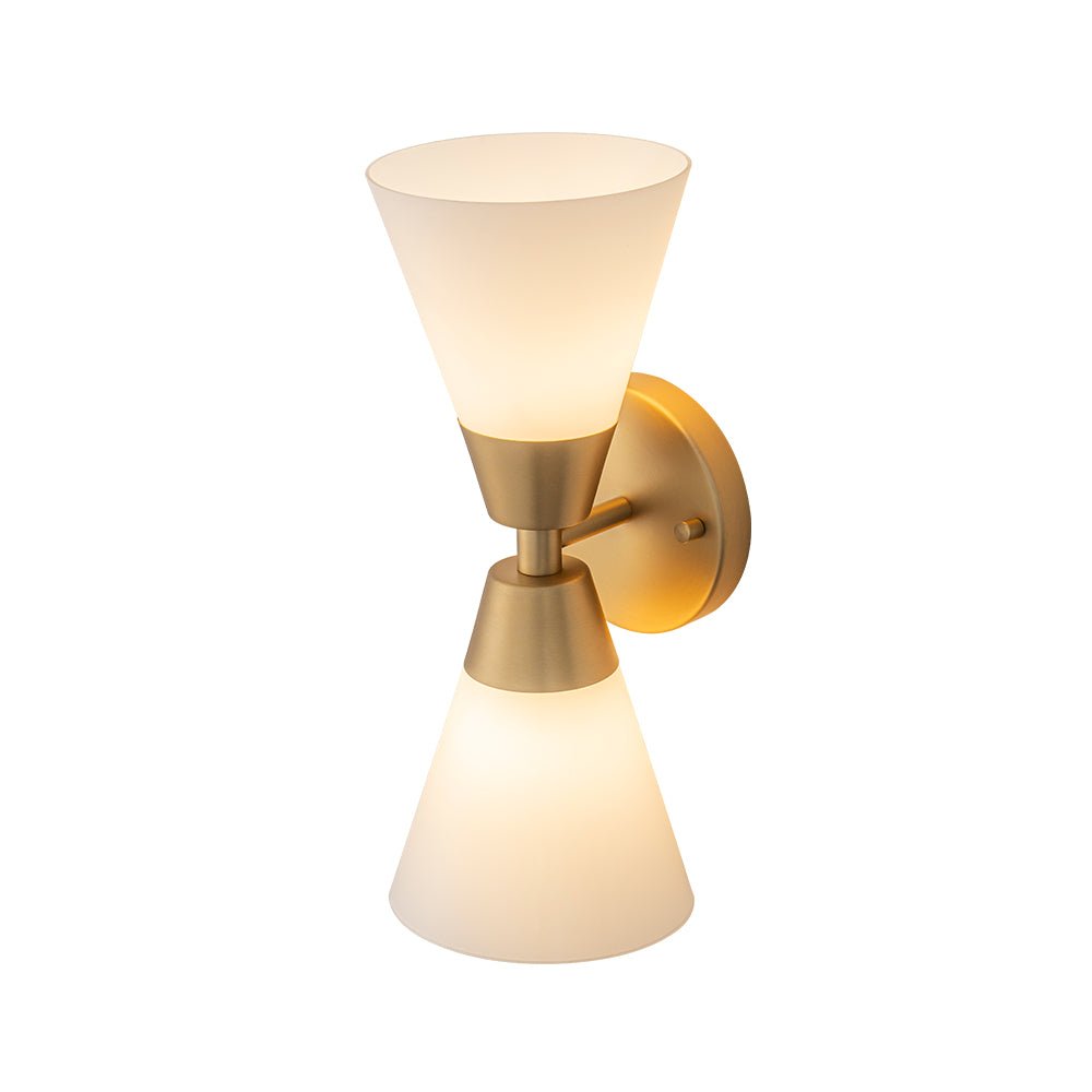 Eirikur Mid-Century Opal Glass Wall Sconce