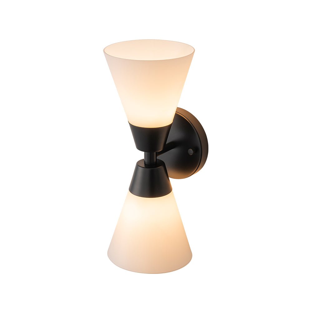 Eirikur Mid-Century Opal Glass Wall Sconce