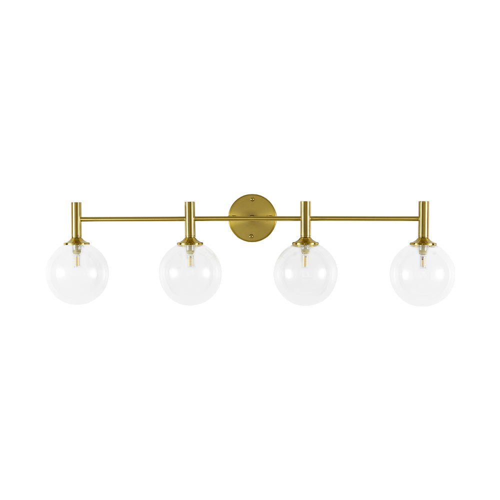 Kvennuvux Mid-Century Globe Glass Vanity Sconce - Lamp Copper