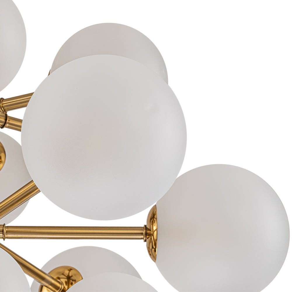 Xenulix Mid-Century Sputnik Glass Chandelier