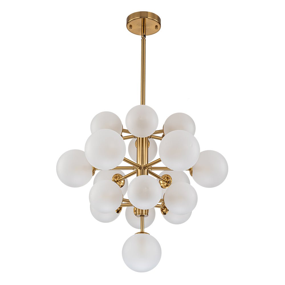 Xenulix Mid-Century Sputnik Glass Chandelier