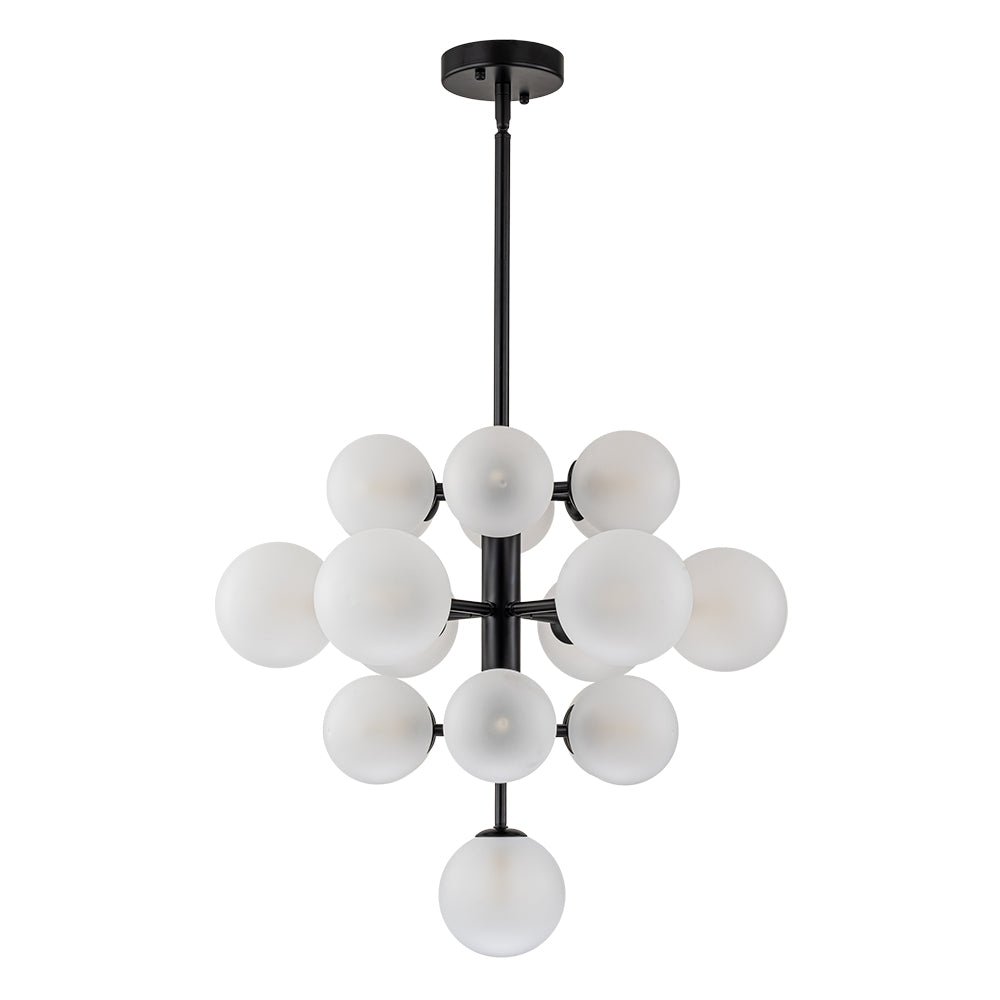 Xenulix Mid-Century Sputnik Glass Chandelier