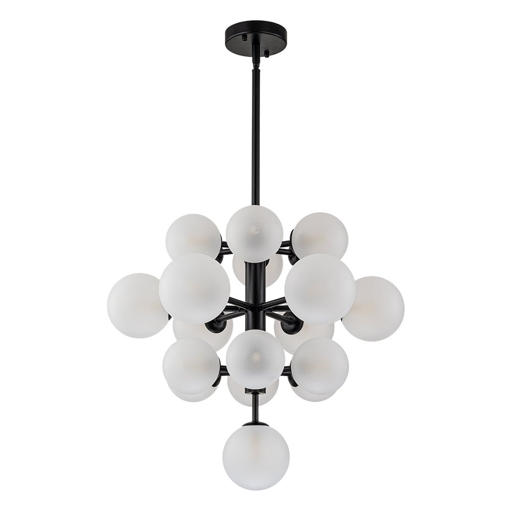 Xenulix Mid-Century Sputnik Glass Chandelier