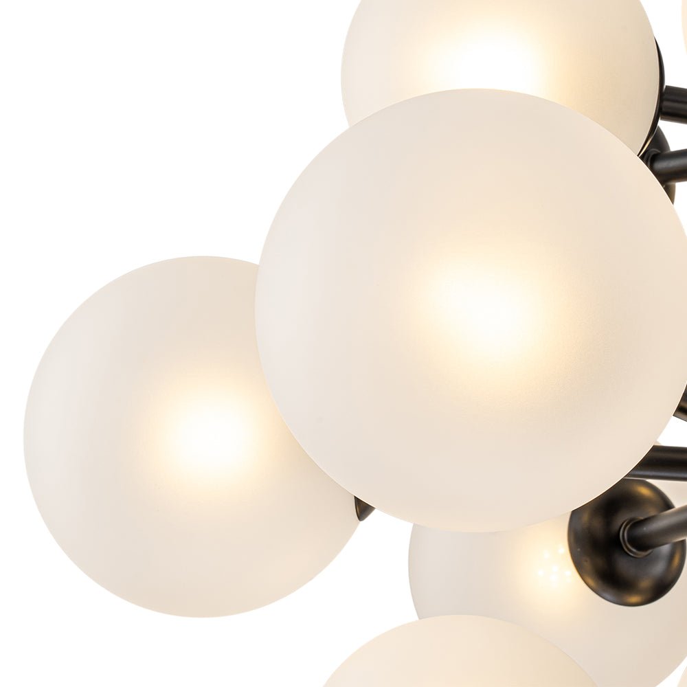 Xenulix Mid-Century Sputnik Glass Chandelier