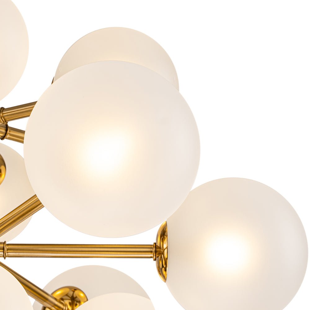 Xenulix Mid-Century Sputnik Glass Chandelier