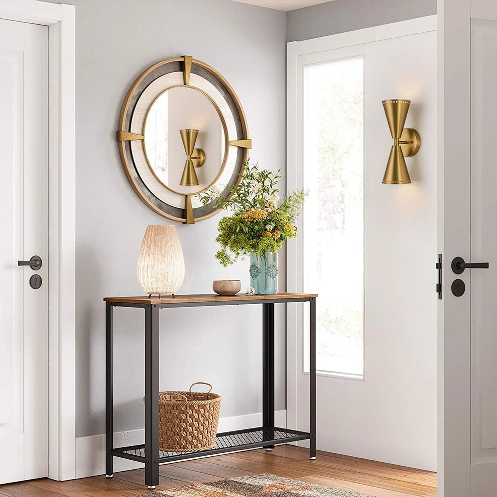 Nordulix Mid-Century Modern Metal Wall Sconce