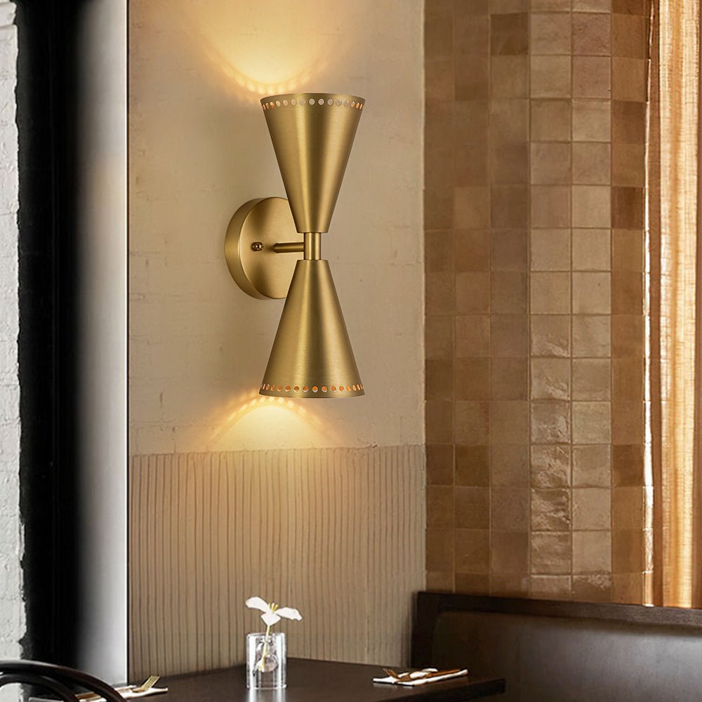 Nordulix Mid-Century Modern Metal Wall Sconce