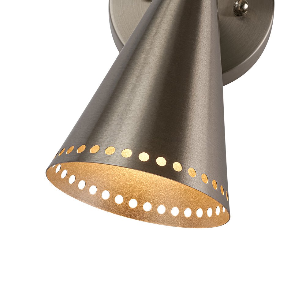 Nordulix Mid-Century Modern Metal Wall Sconce