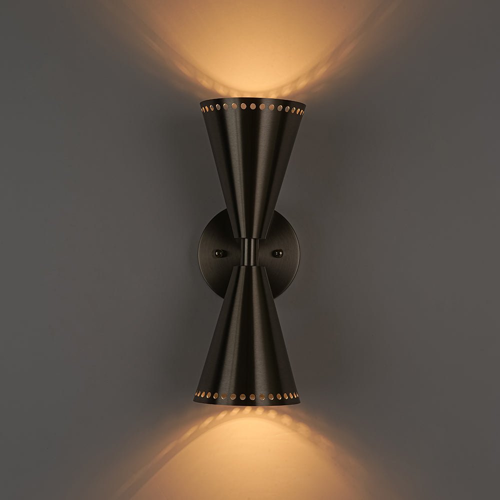 Nordulix Mid-Century Modern Metal Wall Sconce