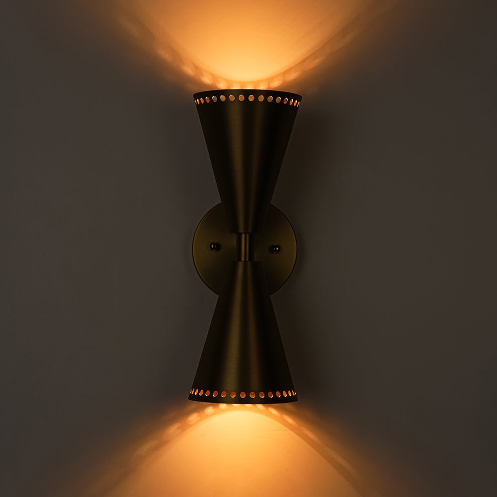 Nordulix Mid-Century Modern Metal Wall Sconce