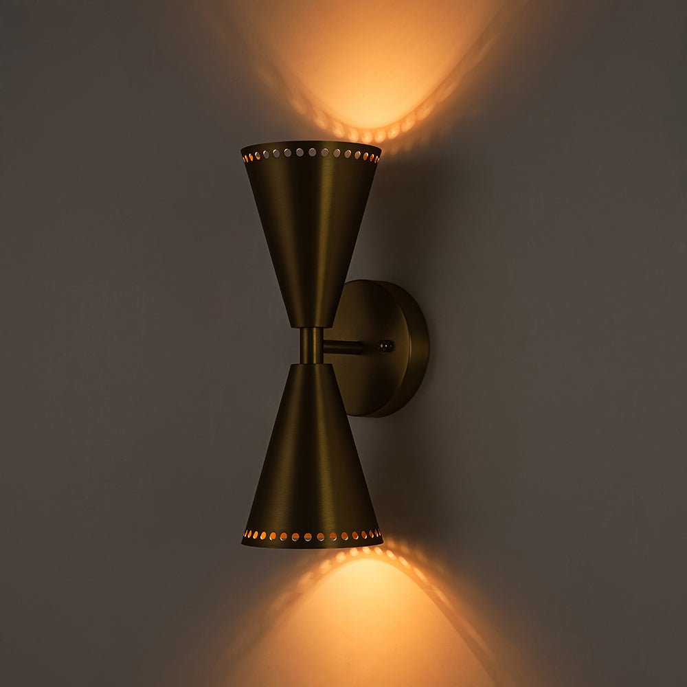 Nordulix Mid-Century Modern Metal Wall Sconce