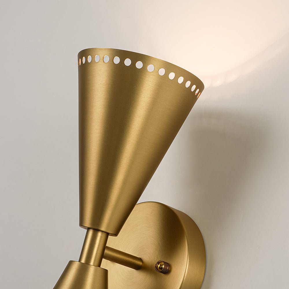 Nordulix Mid-Century Modern Metal Wall Sconce