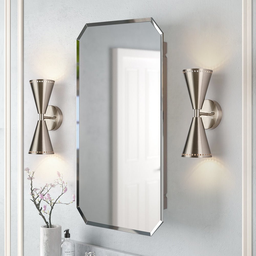 Nordulix Mid-Century Modern Metal Wall Sconce