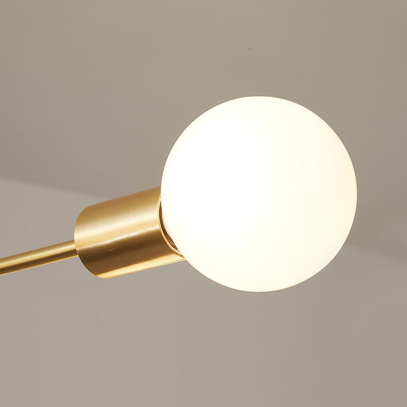 Blikuvo Mid-Century Modern Brass Sputnik Metal Ceiling Light