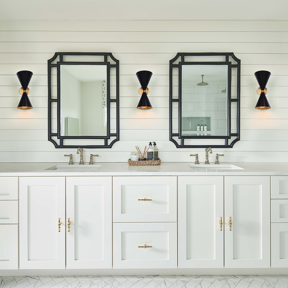 Lunora Mid-Century Modern Metal Wall Sconce